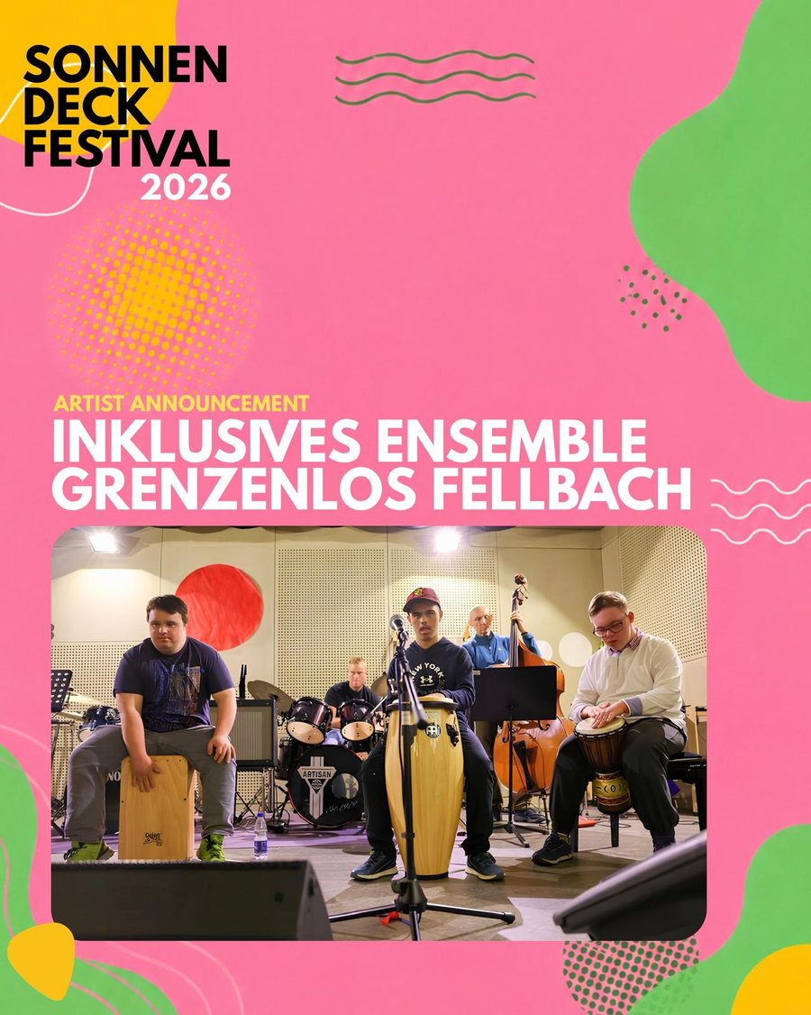 Inklusives Ensemble Grenzenlos Fellbach — Sonnendeck Festival 2026